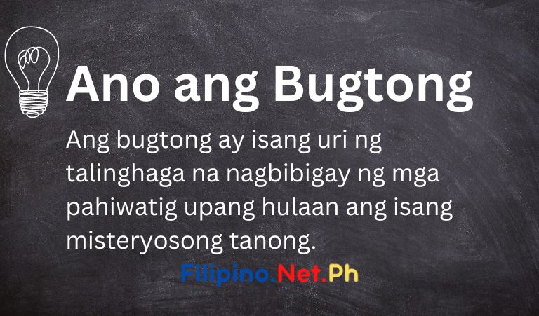 Ano ang Bugtong, 100 Bugtong Halimbawa Tagalog na may Sagot na Mahirap Kahulugan 