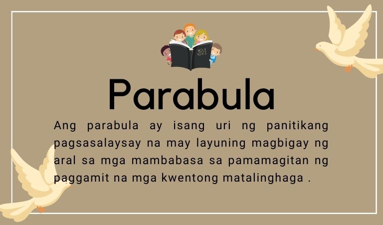 Ano ang Parabula Kahulugan Meaning at Mga Halimbawa Nito